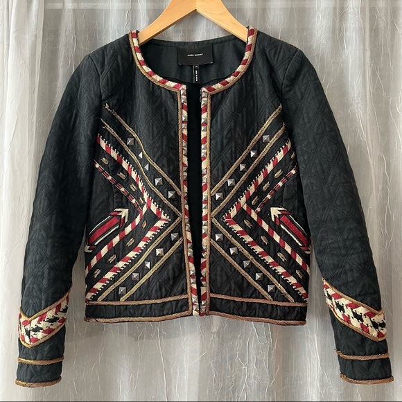Isabel Marant Embroidered Box Jacket - Picture 4 of 12